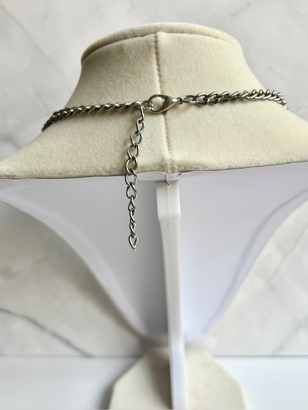 Turquoise Bull Skull Statement Necklace - Women's Jewelry - Picture 6 of 6